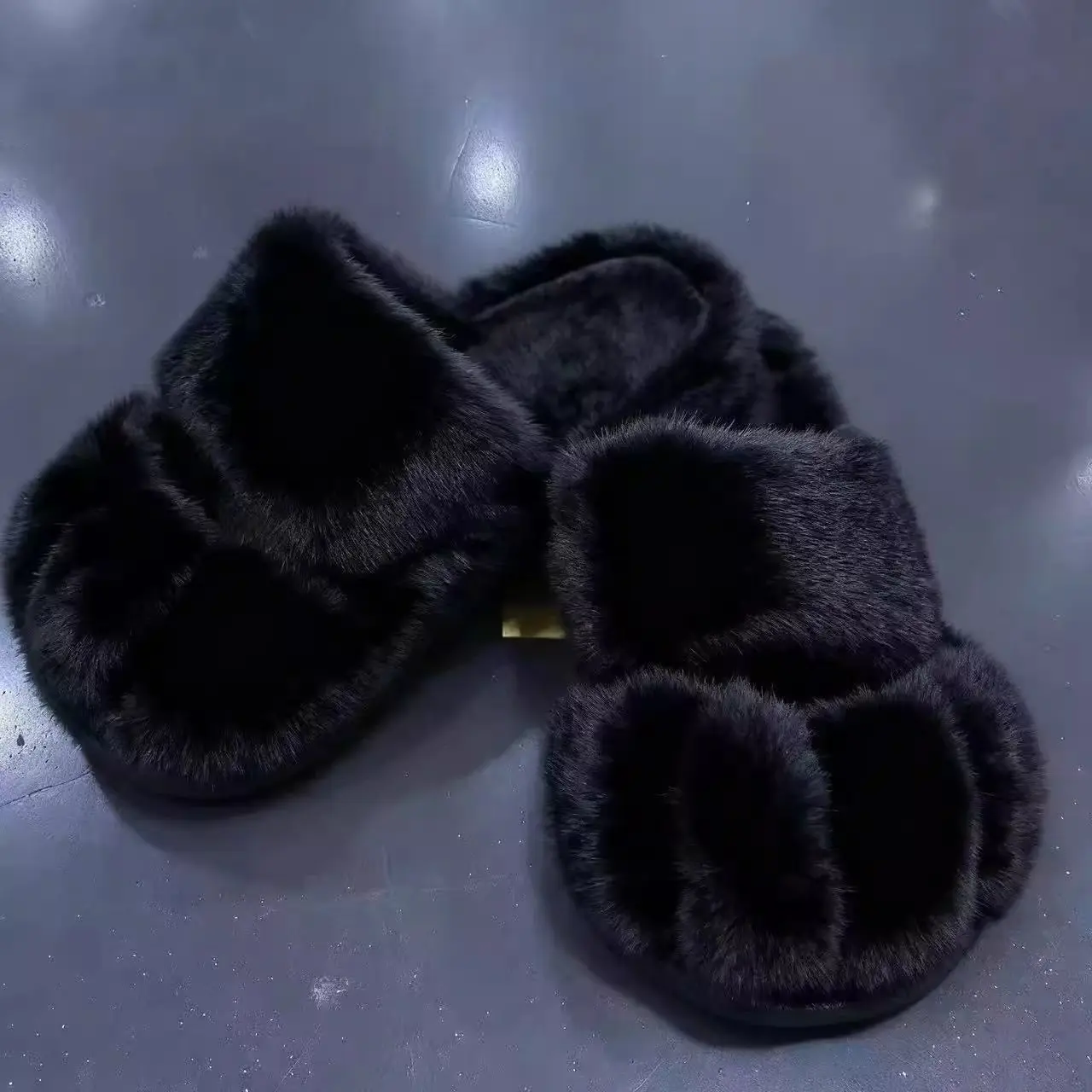Cat paw shoes winter fleece-lined slippers - Image 6
