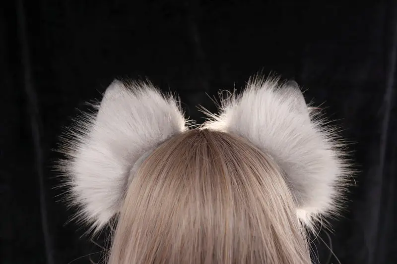 【Wolf】simulated gray with black wolf ears - Image 3